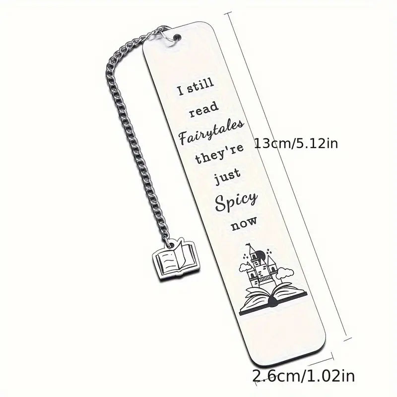 Spicy Fairytale Stainless Steel Bookmark